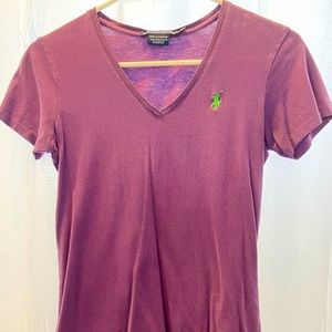 Purple V-Neck Polo Shirt | Women’s | XSmall